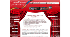 Desktop Screenshot of cinemapremiere.com